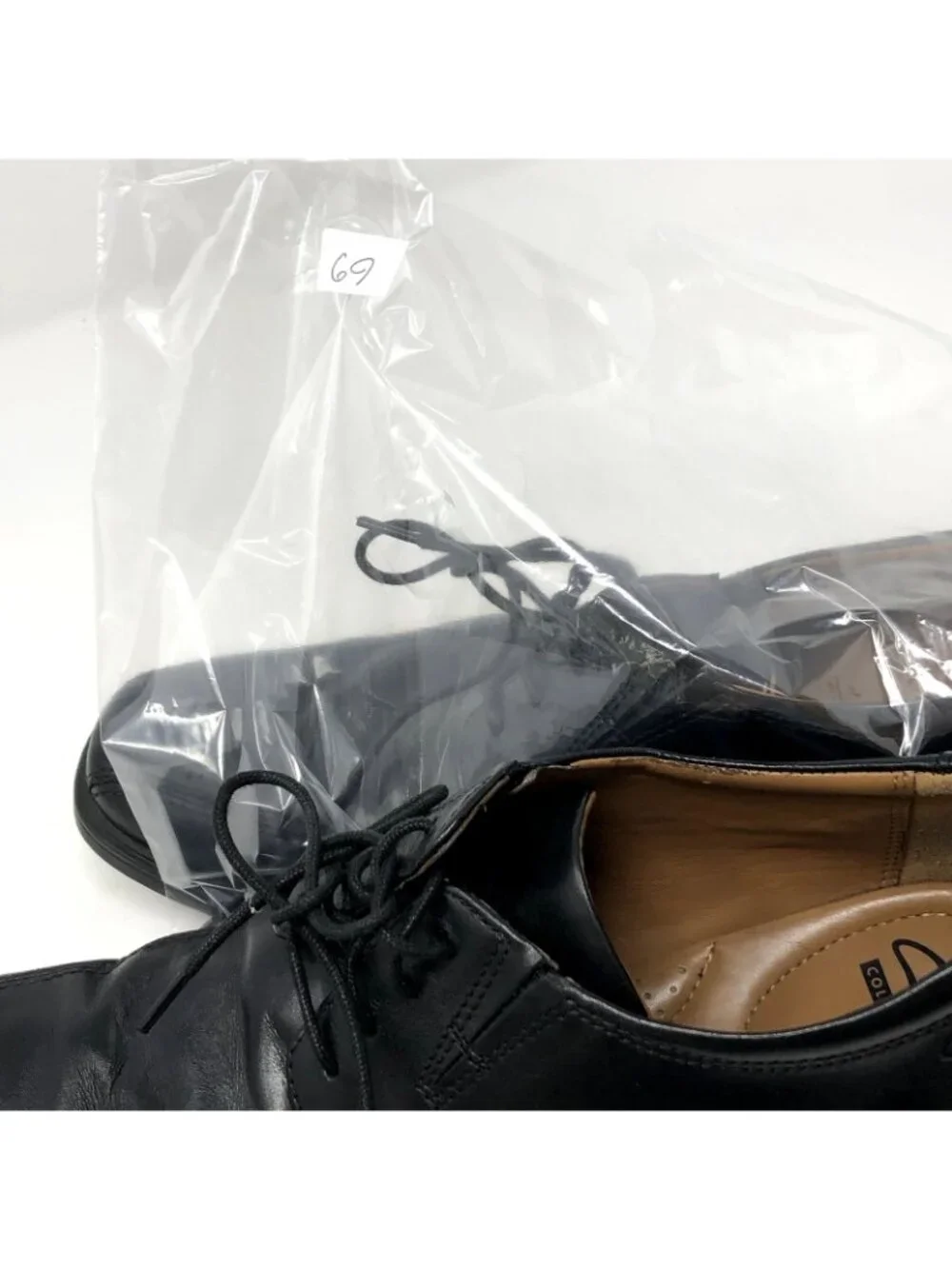 Clarks Shoes Mens 9.5M Black Tilden Walk Oxford Leather Dress Formal Comfort
